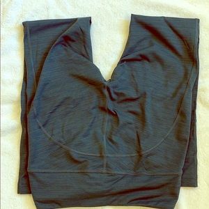 Small green Outdoor Voices Legging.